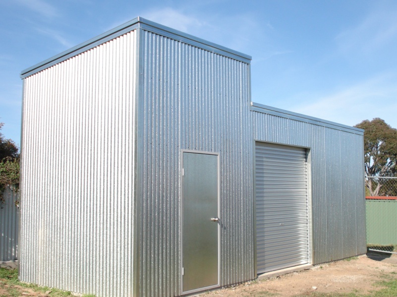 domestic skillion shed 3 – eureka garages and sheds